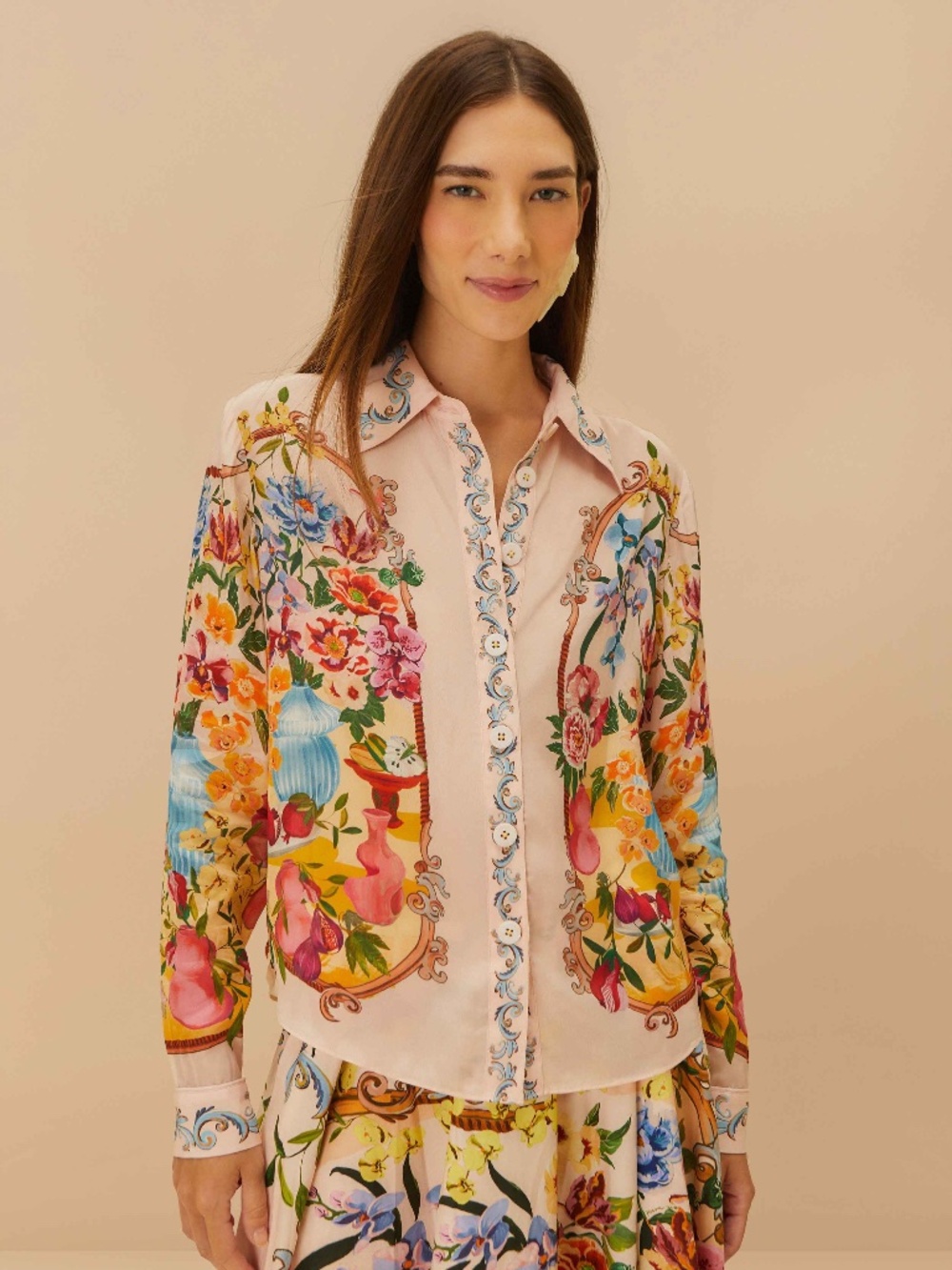 Pink Garden Terrace Shirt
